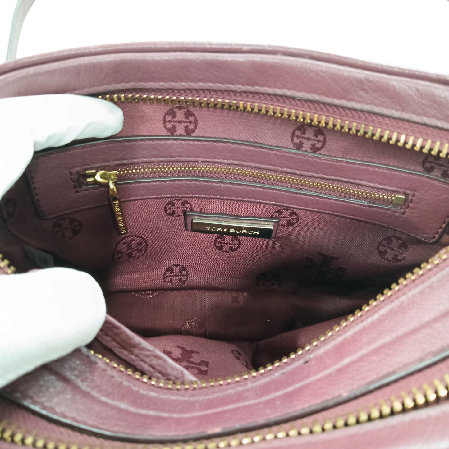 TORY BURCH SHOULDER BAG PURPLE