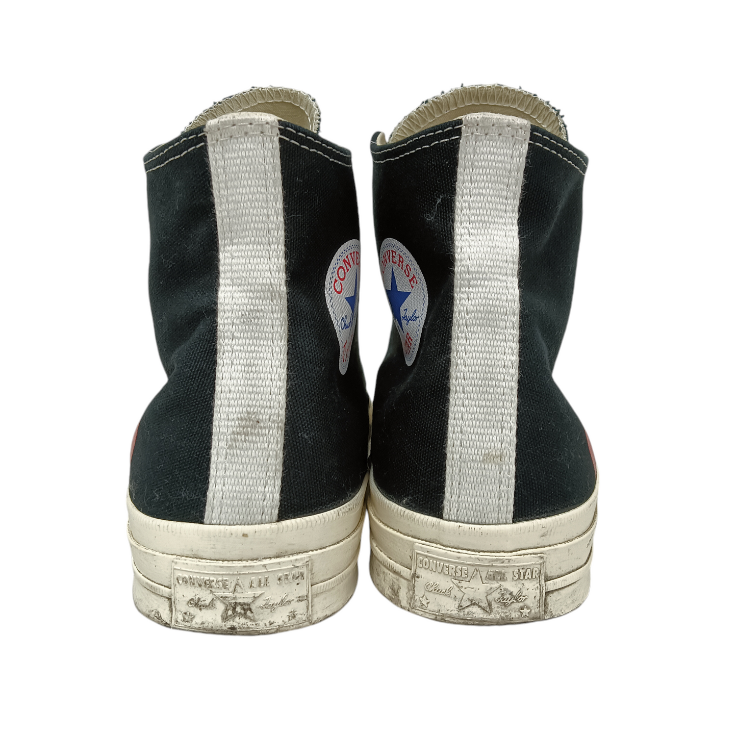 CONVERSE X PLAY COMME DES GARCONS High Cut Sneaker 10US 150204C Mens Black Stain