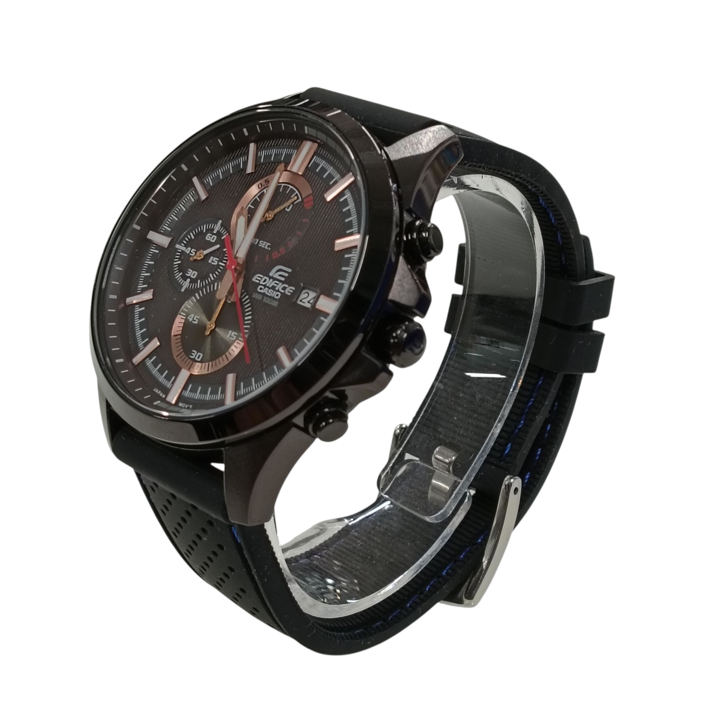 CASIO EDIFICE EVF-520DY 5521 Wrist Watch Black