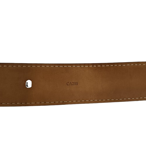 LOUIS VUITTON Belt 85/34 Damier Brown M6995 CA2111