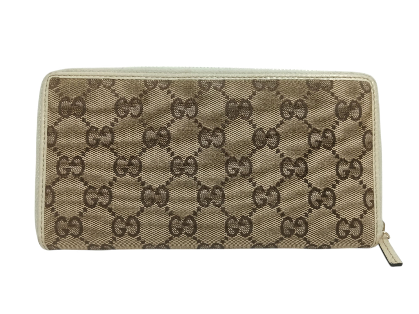 GUCCI Long Wallet 112724 Beige/White 2778
