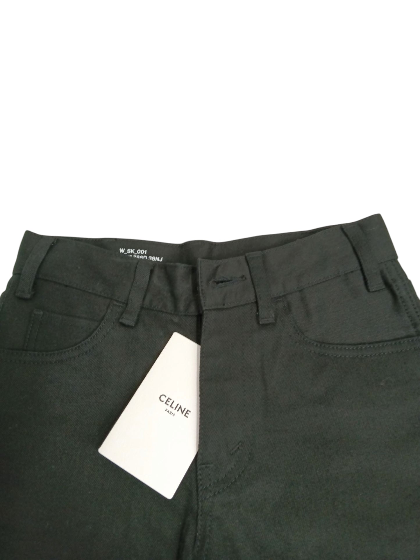 CELINE PANTS 24 LADY'S BLACK WSK 001 RANK(A)