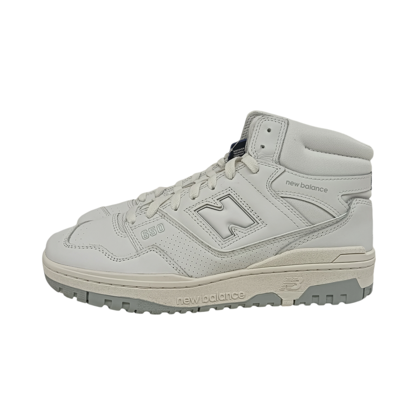 NEW BALANCE 42.5 BB650RWW Mens White/Gray Unused Item 650
