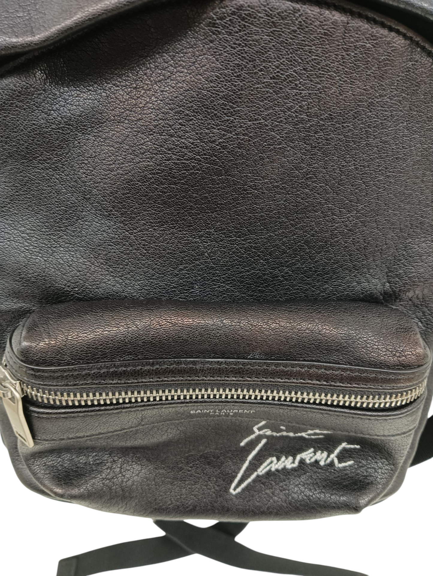Saint Laurent Paris Mini Rucksack PLB505031 1017 Black