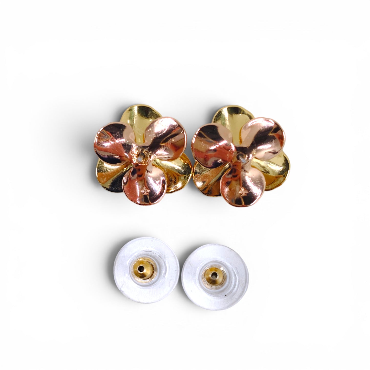 Kate Spade Earring Gold Flower Motif Rank B