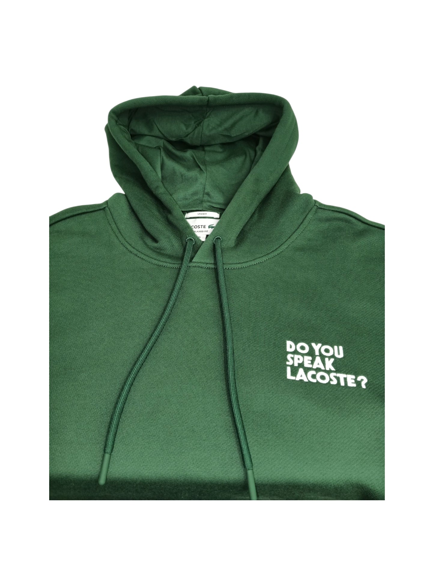 LACOSTE SLOGAN JOGGER HOODIE SH0132 RANK(A)