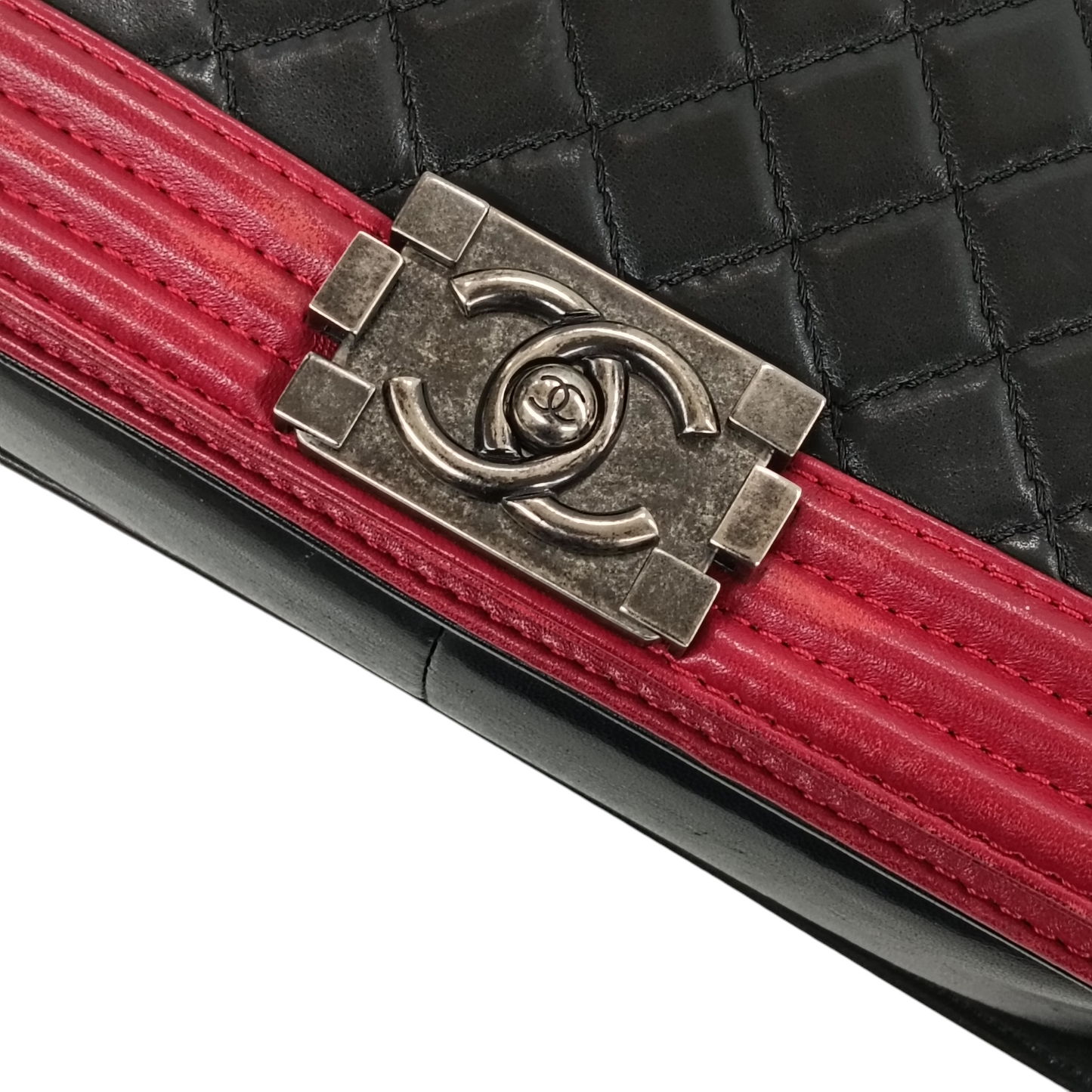 CHANEL Shoulder Bag 17992343 Rank (BC) Black/Red Scratch/Stain With Out Guarantee Card