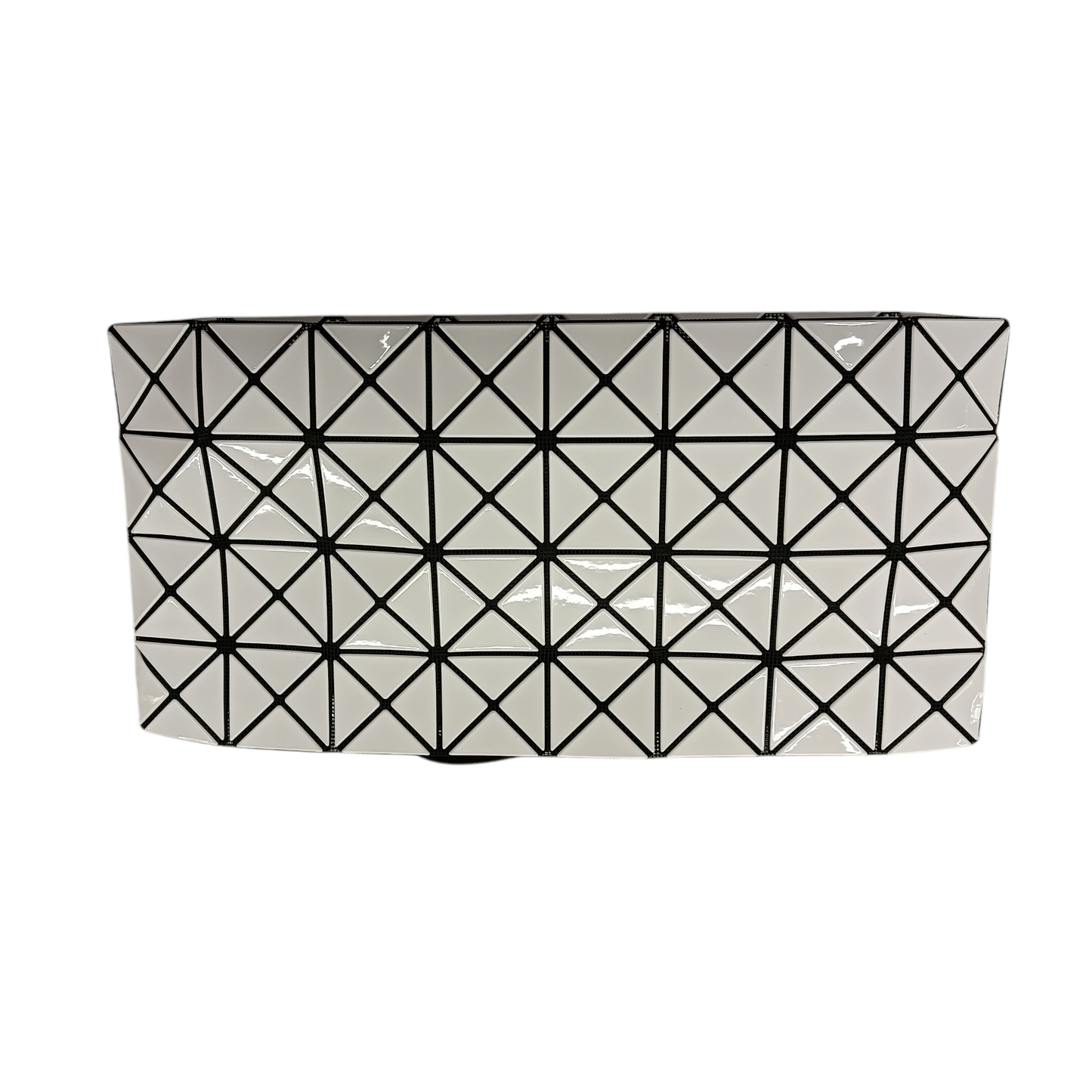 BAO BAO ISSEY MIYAKE Clutch Bag BB93-AG044 Rank (B) White