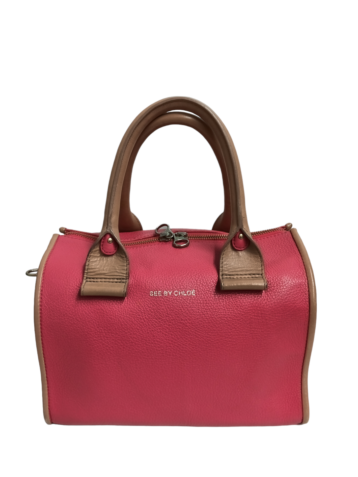 SEE BY CHLOE 2WAY BAG 02-13-97-65 RED RANK (B) DAMAGE