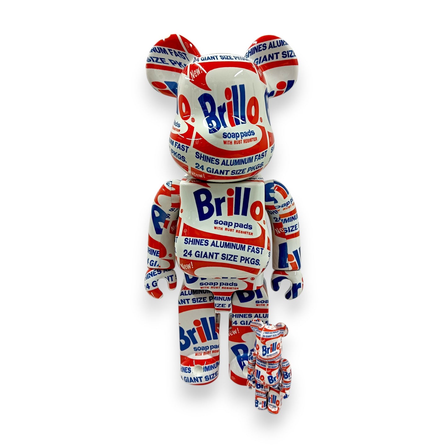 Hobby BE@RBRICK ANDYWARHOL ''Brillo'' 100% & 400%