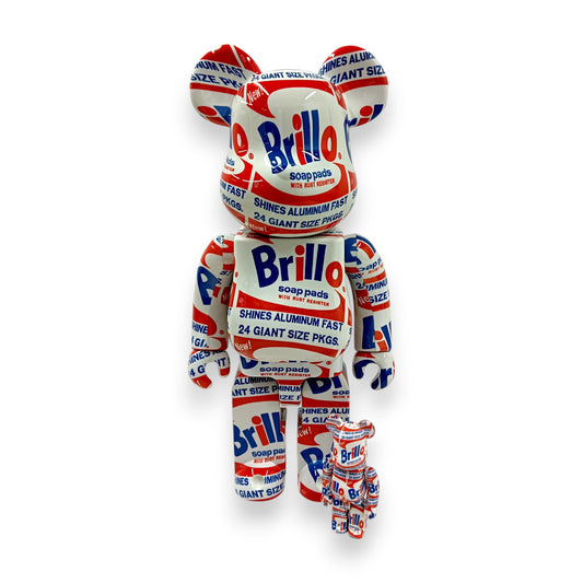Hobby BE@RBRICK ANDYWARHOL ''Brillo'' 100% & 400%