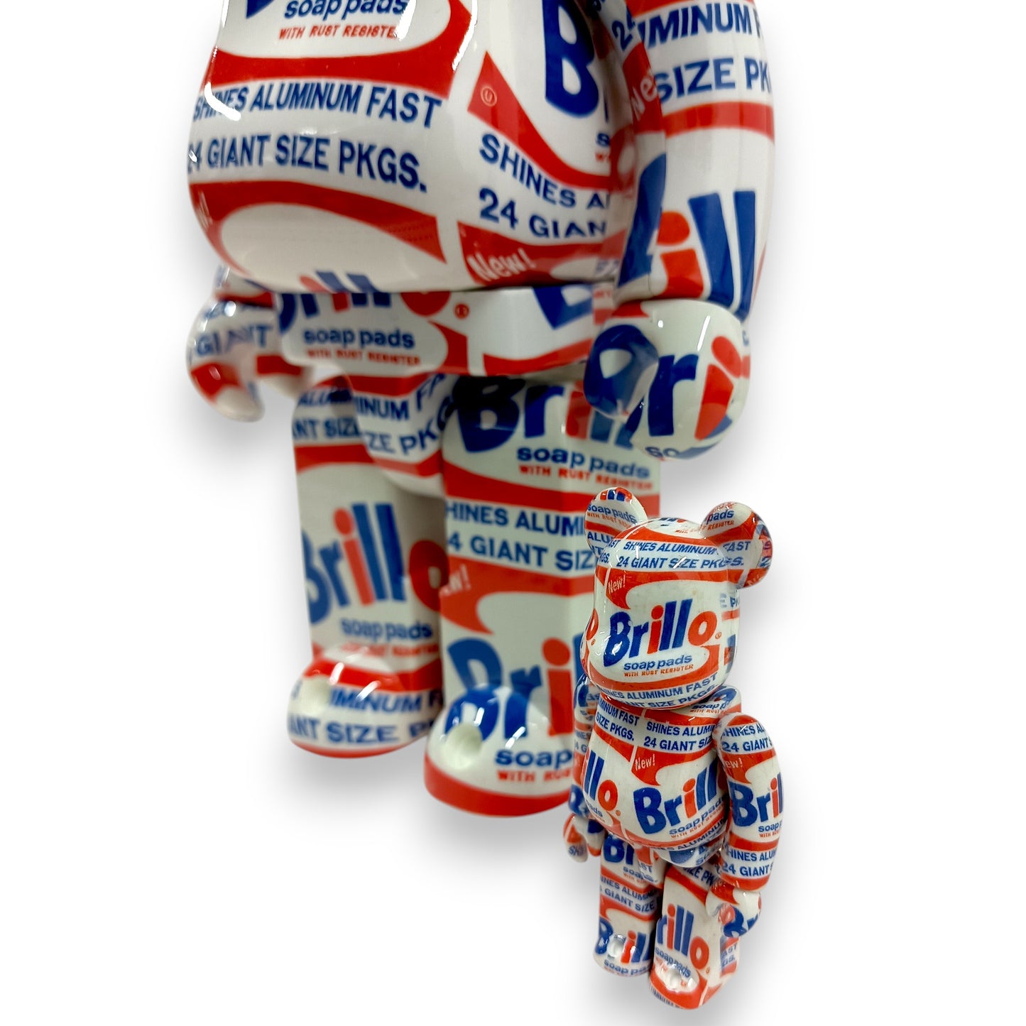 Hobby BE@RBRICK ANDYWARHOL ''Brillo'' 100% & 400%