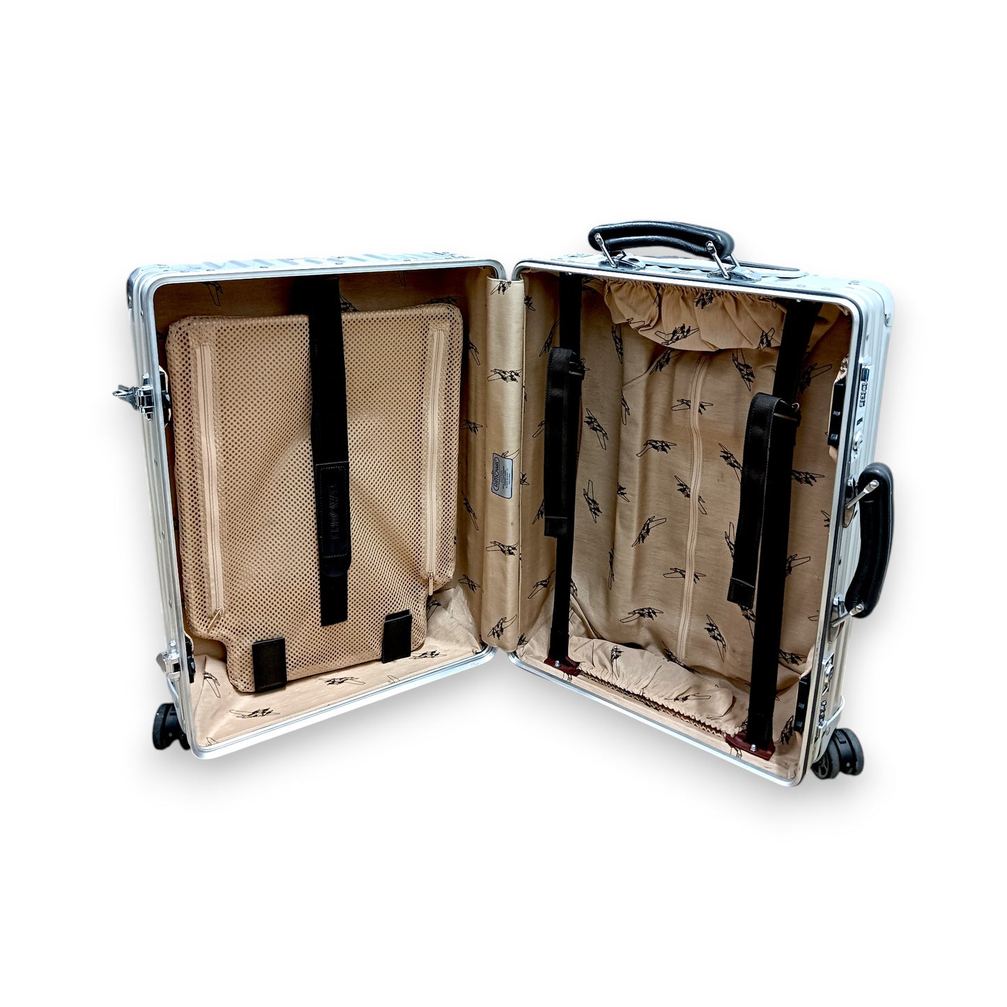 RIMOWA Carry Bag Classic Cabin S Rank (B) Silver Damage 9715300401 3317816