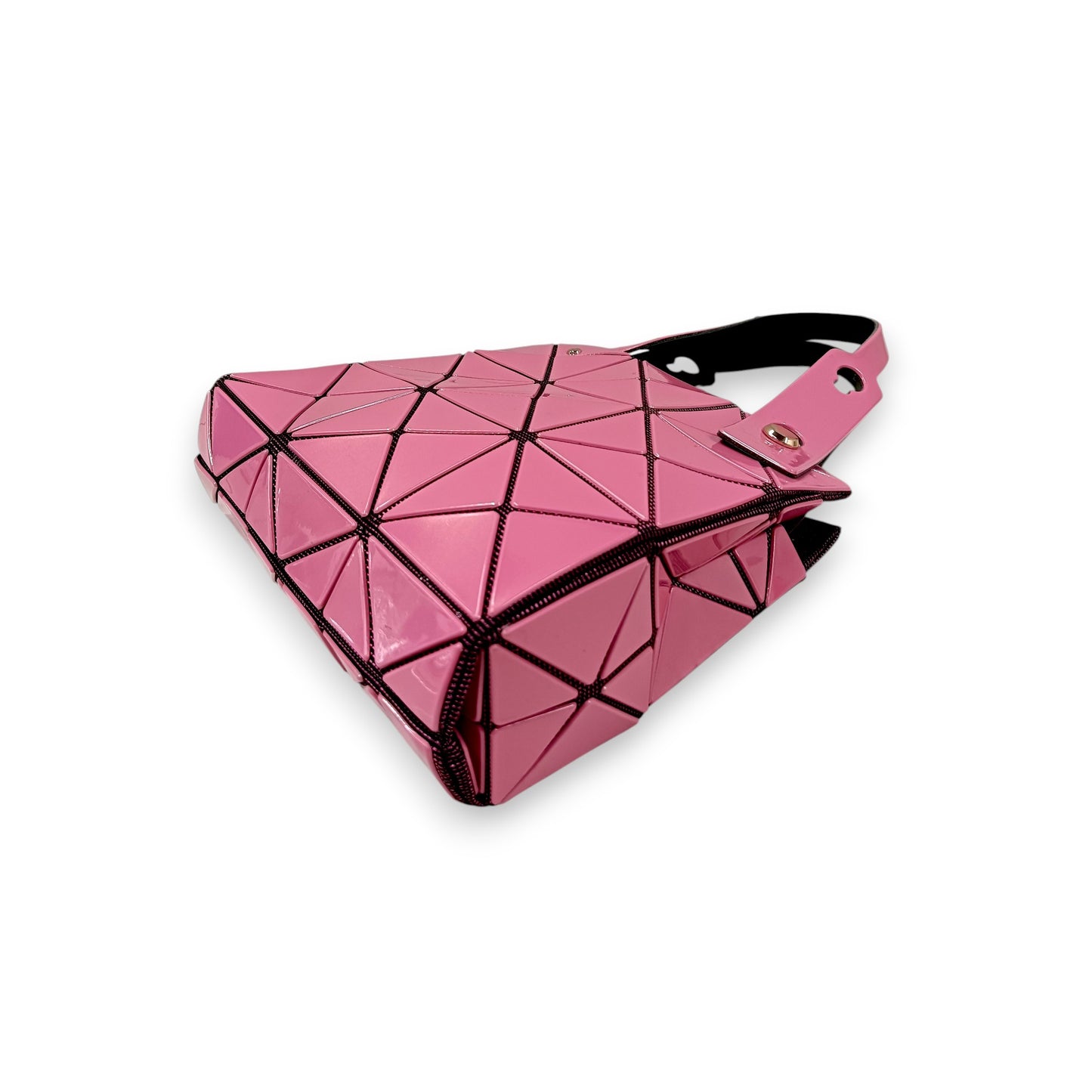 BAO BAO ISSEY MIYAKE Handbag BB33AG610 Rank (B) Shocking Pink stain