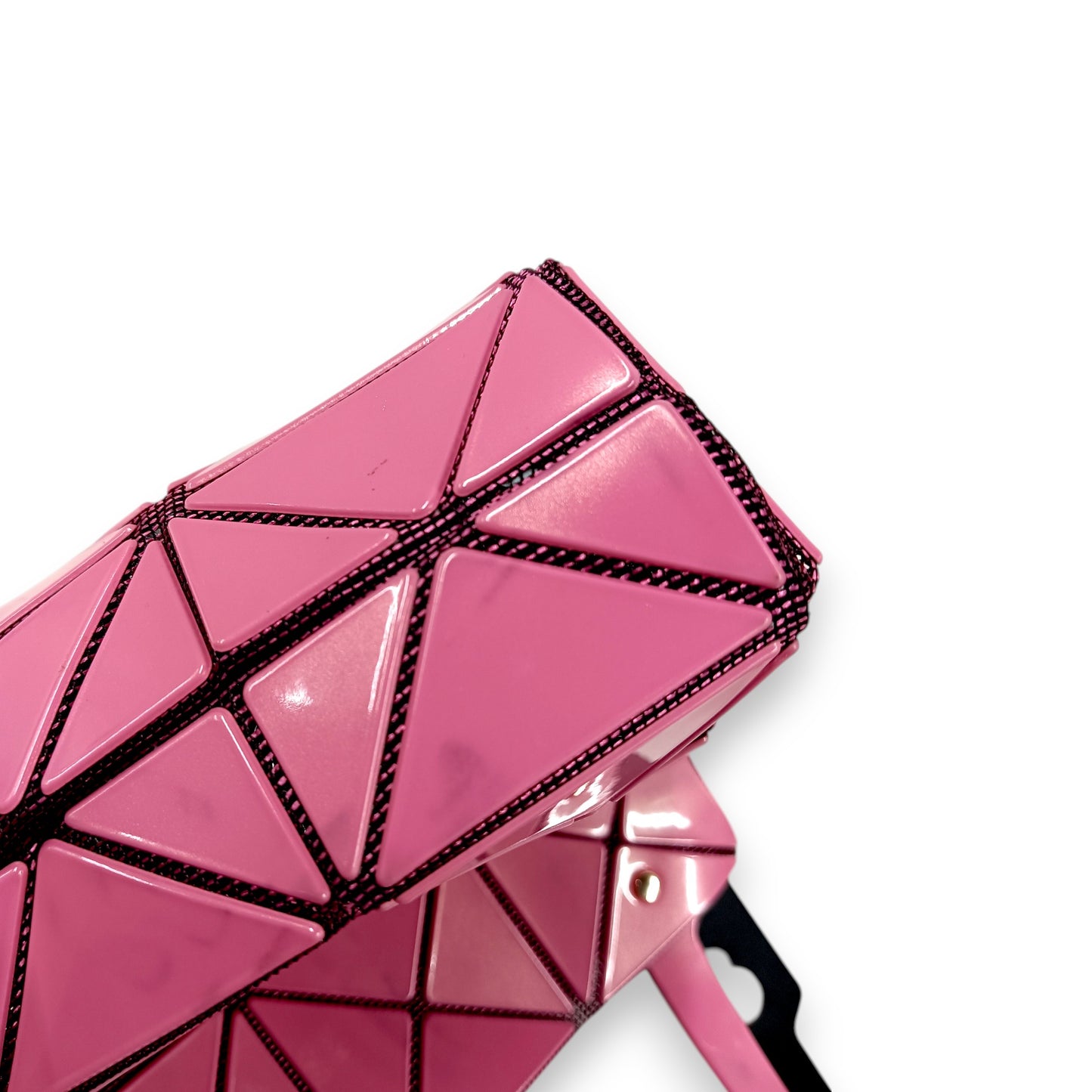BAO BAO ISSEY MIYAKE Handbag BB33AG610 Rank (B) Shocking Pink stain