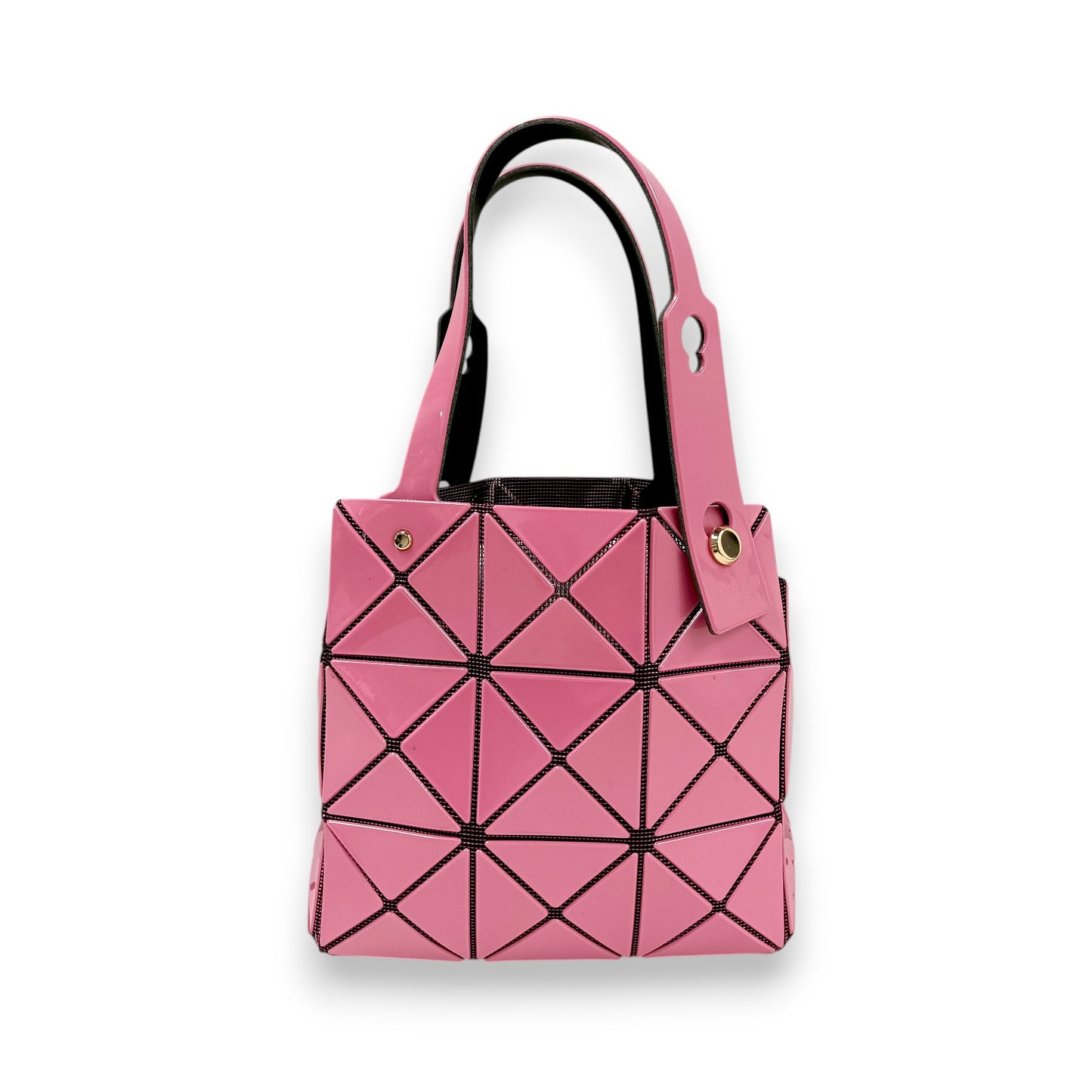 BAO BAO ISSEY MIYAKE Handbag BB33AG610 Rank (B) Shocking Pink stain