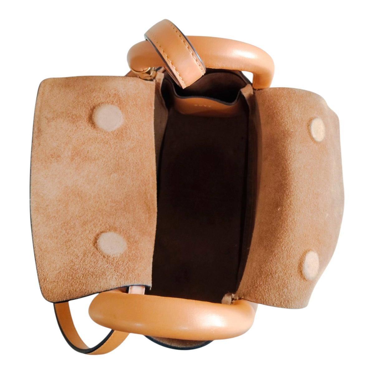 BOYY Shoulder Bag Wonton 20 Rank B Beige Stain/Damage