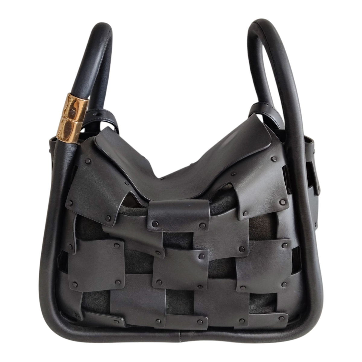 BOYY 2WAY Bag Lotus Rank B Black Stain/Damage