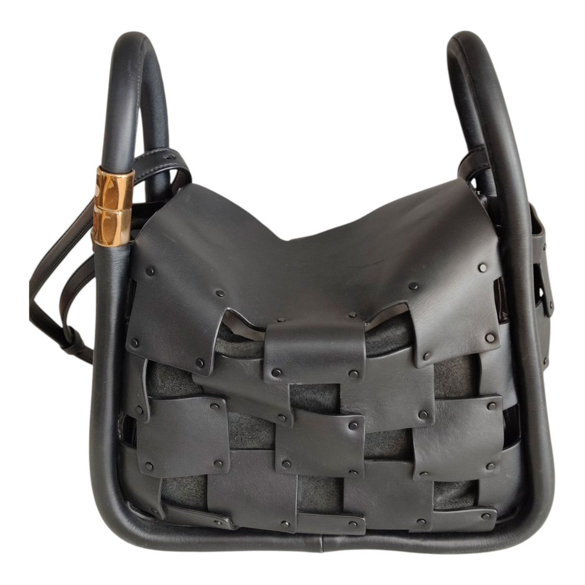 BOYY 2WAY Bag Lotus Rank B Black Stain/Damage