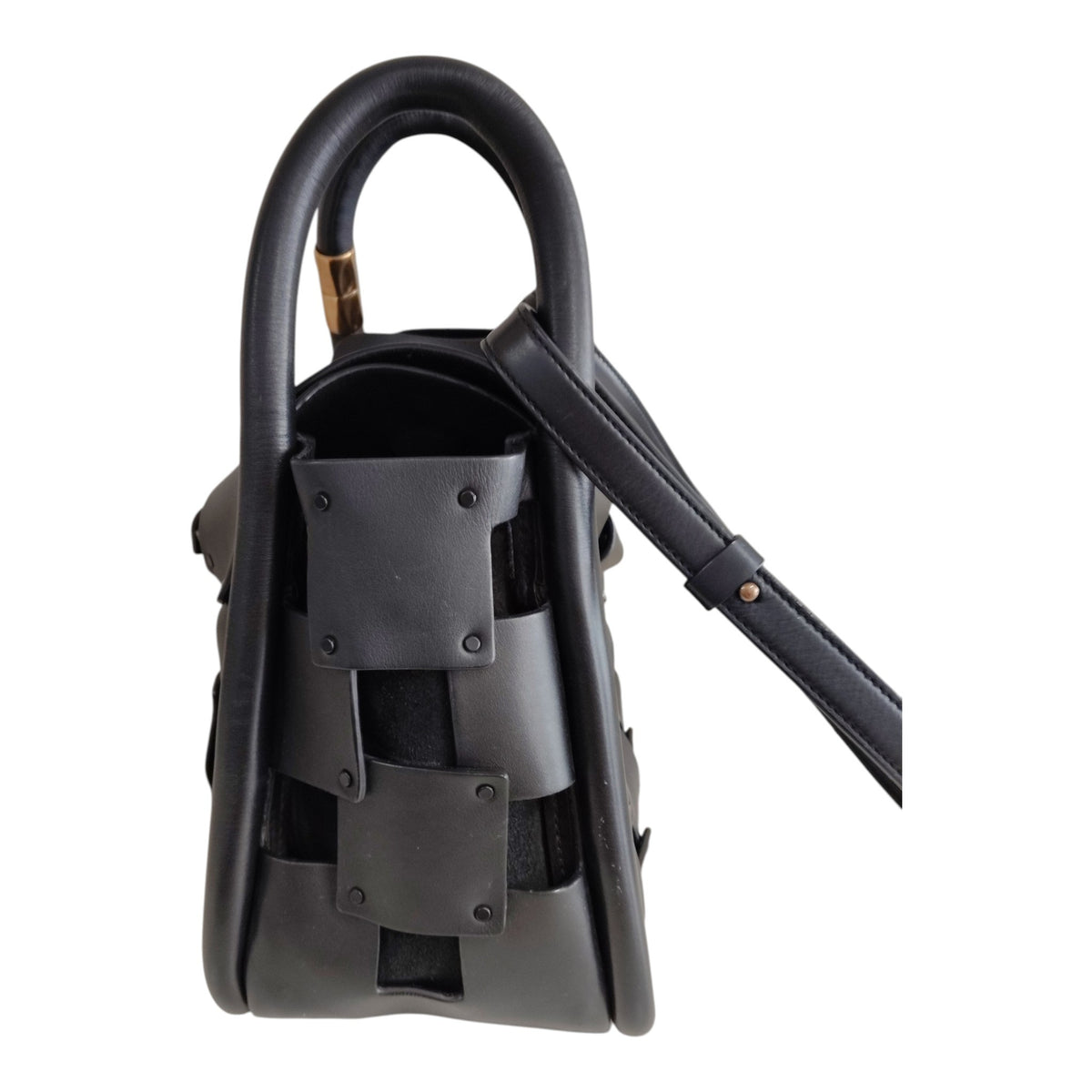 BOYY 2WAY Bag Lotus Rank B Black Stain/Damage