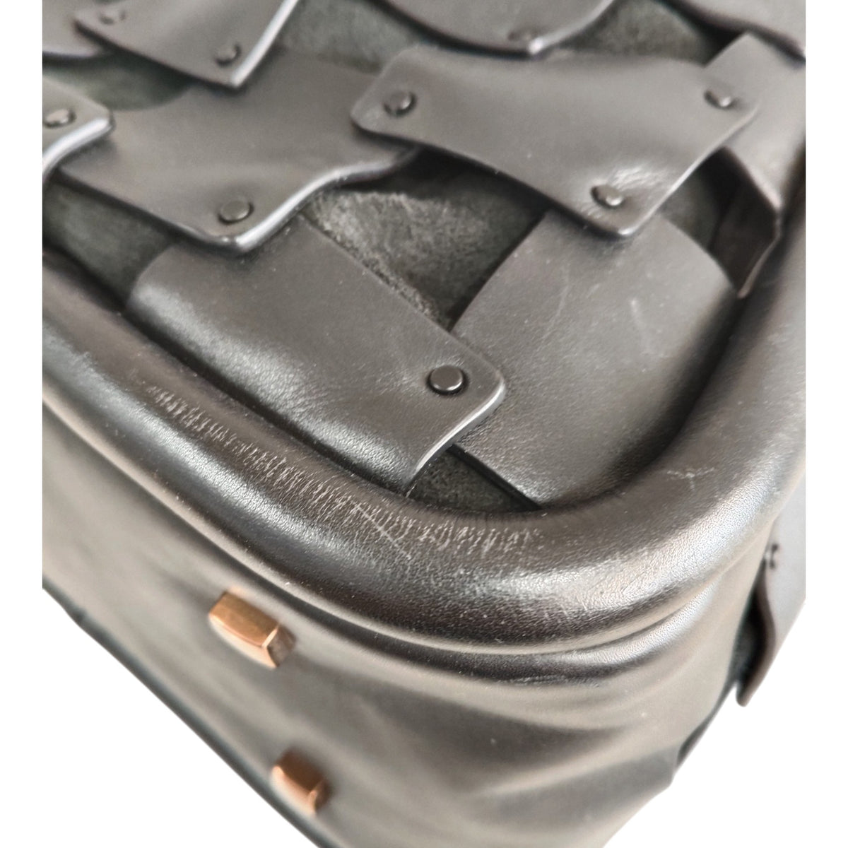 BOYY 2WAY Bag Lotus Rank B Black Stain/Damage