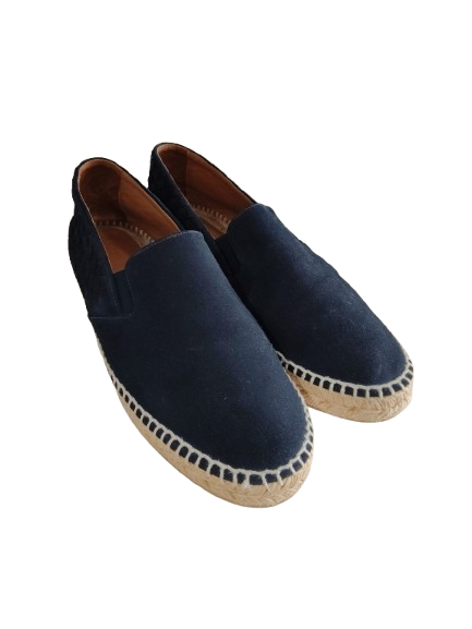 BOTTEGA VENETA Slip-on 42 Mens Navy Rank B Espadrilles