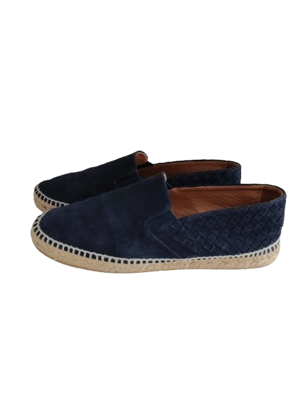 BOTTEGA VENETA Slip-on 42 Mens Navy Rank B Espadrilles