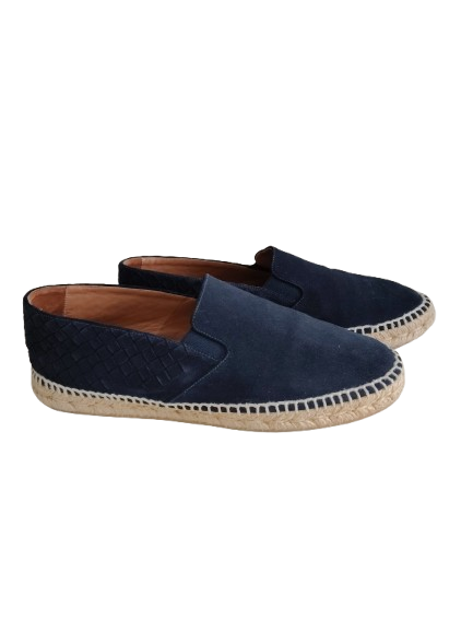 BOTTEGA VENETA Slip-on 42 Mens Navy Rank B Espadrilles