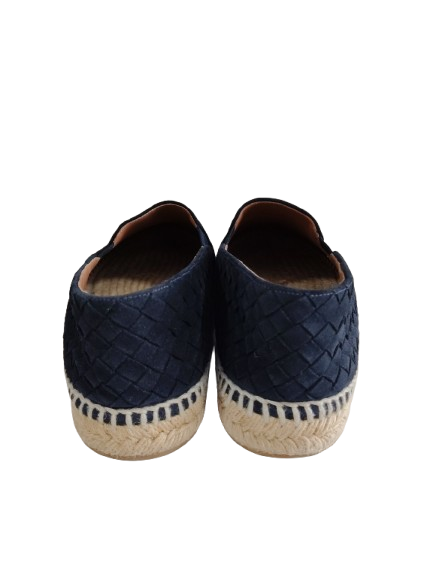BOTTEGA VENETA Slip-on 42 Mens Navy Rank B Espadrilles