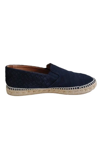 BOTTEGA VENETA Slip-on 42 Mens Navy Rank B Espadrilles