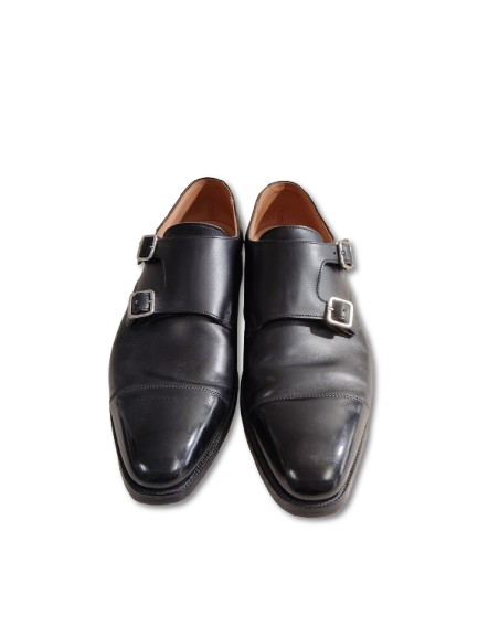 Crockett & Jones Shoes 6.5 Mens Black Rank B Scratch 25170