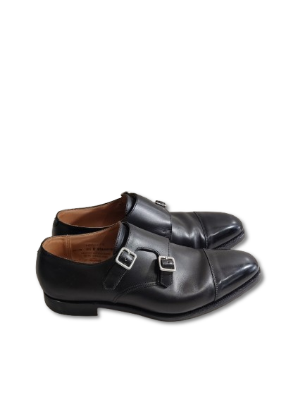 Crockett & Jones Shoes 6.5 Mens Black Rank B Scratch 25170