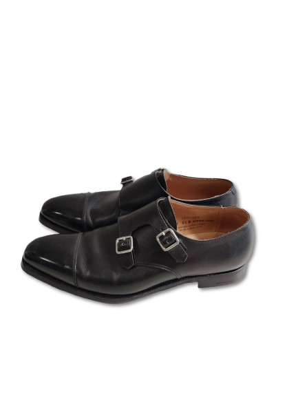 Crockett & Jones Shoes 6.5 Mens Black Rank B Scratch 25170