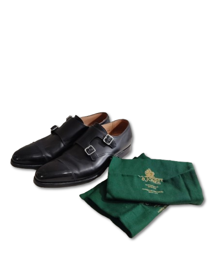 Crockett & Jones Shoes 6.5 Mens Black Rank B Scratch 25170