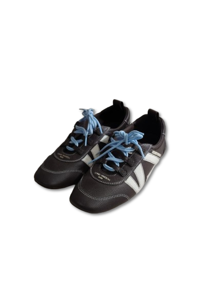 LOUIS VUITTON Sneaker 36 Rank B lady's Dark Bown Stain VL0255