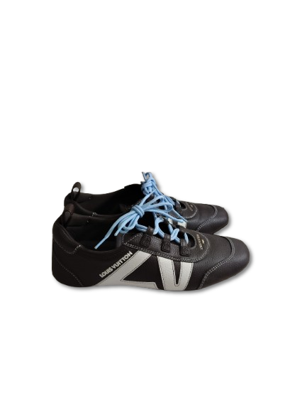 LOUIS VUITTON Sneaker 36 Rank B lady's Dark Bown Stain VL0255