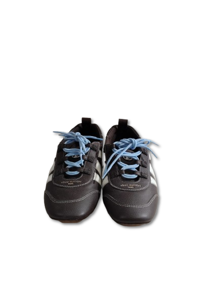 LOUIS VUITTON Sneaker 36 Rank B lady's Dark Bown Stain VL0255