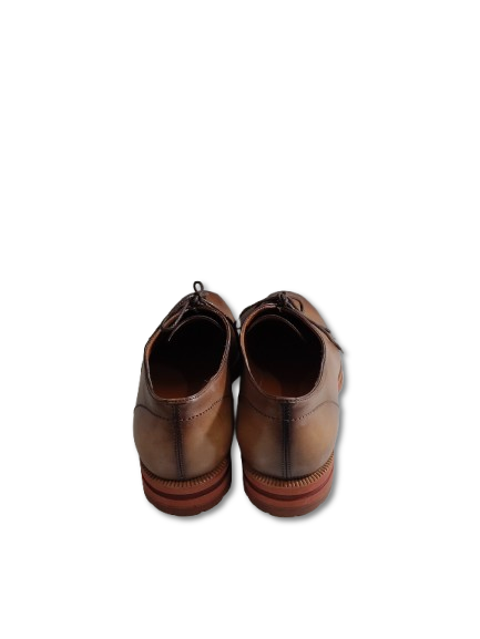 BERLUTI LEATHER SHOES 8 MENS BROWN RANK B 3650