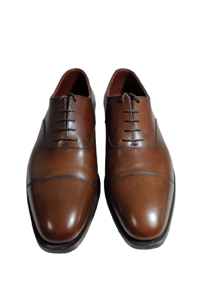 CROCKETT & JONES LOAFERS US7 MENS BROWN RANK A AUDLEY