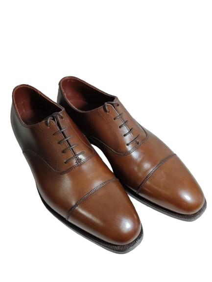 CROCKETT & JONES LOAFERS US7 MENS BROWN RANK A AUDLEY