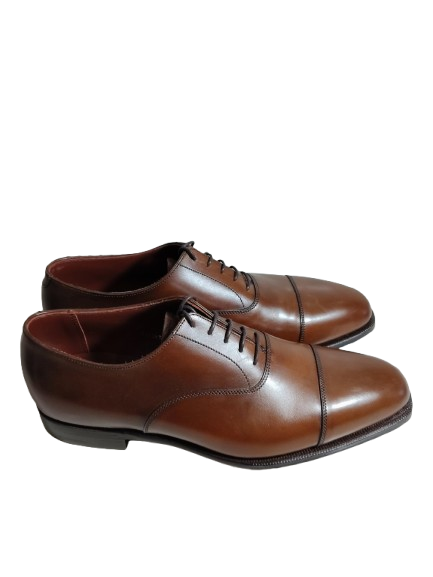 CROCKETT & JONES LOAFERS US7 MENS BROWN RANK A AUDLEY