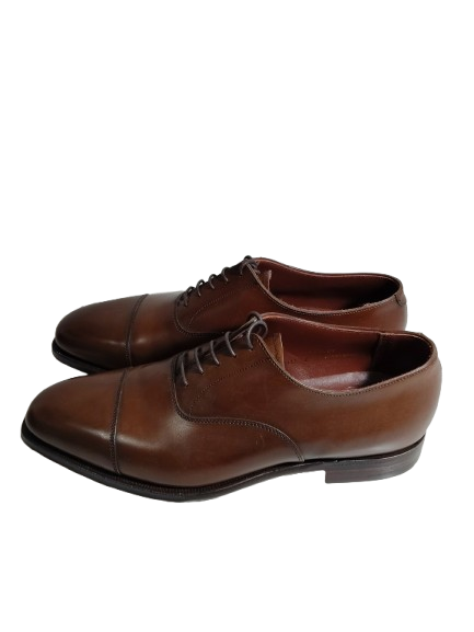CROCKETT & JONES LOAFERS US7 MENS BROWN RANK A AUDLEY