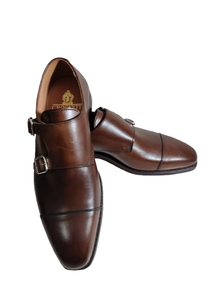 CROCKETT & JONES LOAFERS US6 MENS DARK BROWN RANK A LOWNDES
