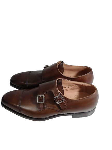 CROCKETT & JONES LOAFERS US6 MENS DARK BROWN RANK A LOWNDES