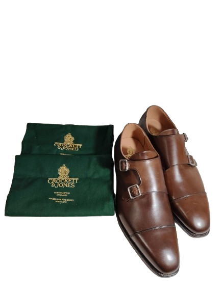 CROCKETT & JONES LOAFERS US6 MENS DARK BROWN RANK A LOWNDES