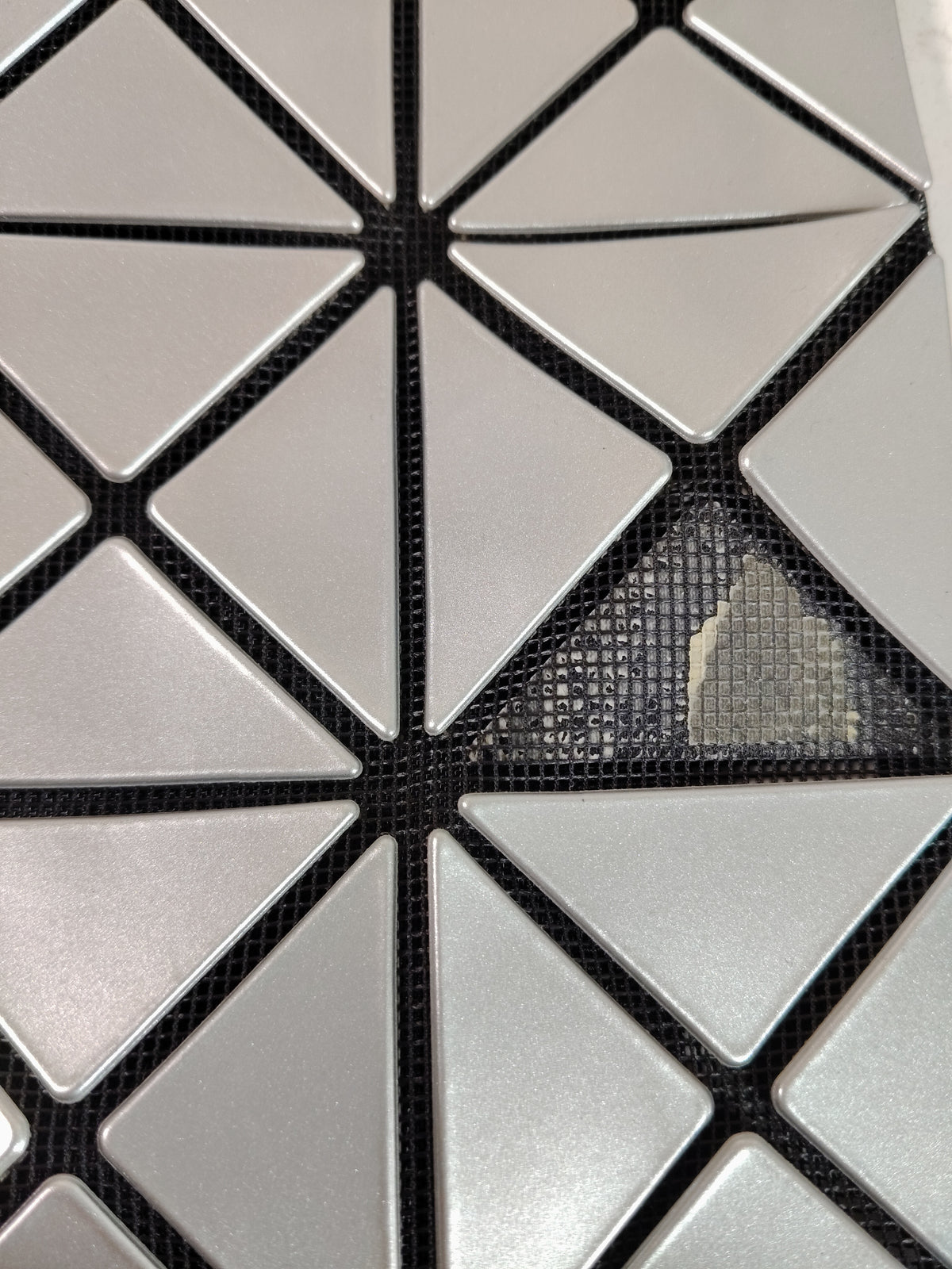 BAO BAO ISSEY MIYAKE HAND BAG BB71-AG053 RANK BC GRAY DAMAGE