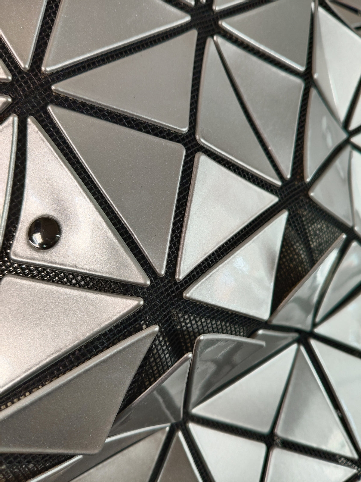 BAO BAO ISSEY MIYAKE HAND BAG BB71-AG053 RANK BC GRAY DAMAGE