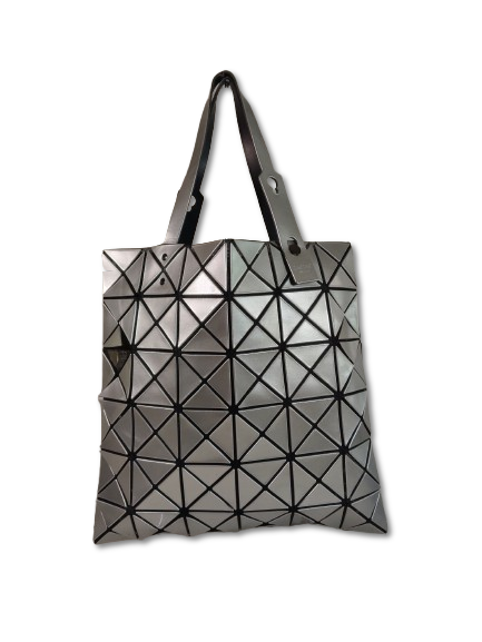 BAO BAO ISSEY MIYAKE HAND BAG BB71-AG053 RANK BC GRAY DAMAGE