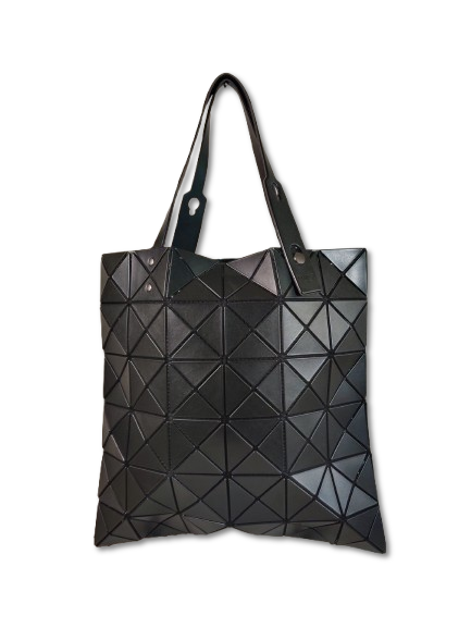 BAO BAO ISSEY MIYAKE TOTE BAG BB06-AG683 RANK AB BLACK