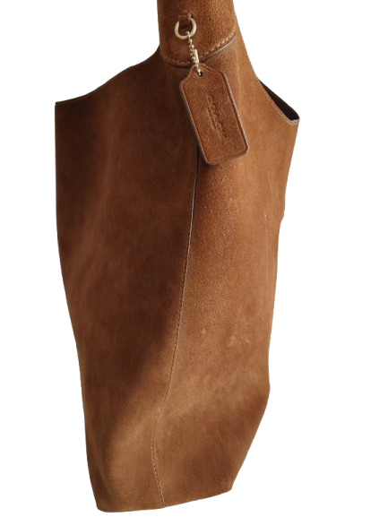 COACH Handbag CW636 Rank B Brown Damage